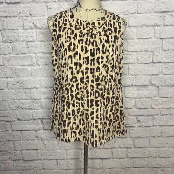 CAbi Leopard Print Tank Style # 3070 Women Size Small - Picture 1 of 8